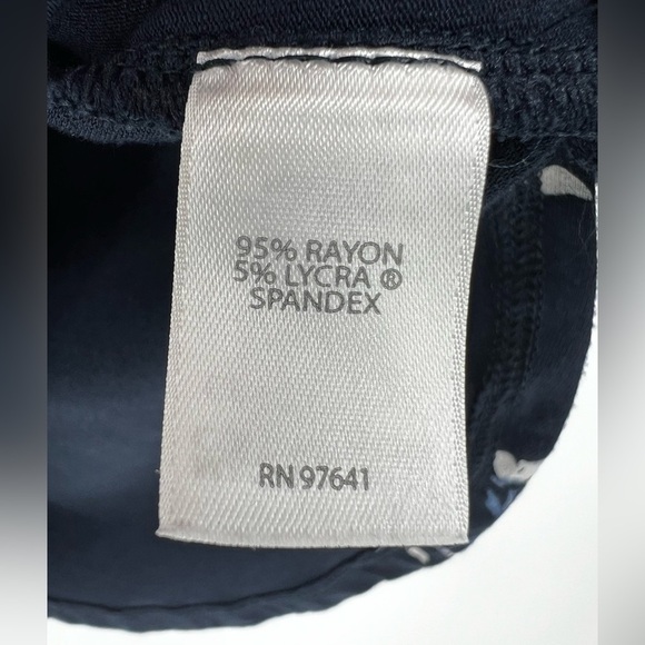 J. Jill Womens Wearever Collection Floral Top 3/4 Sleeve Sz M Artsy Comfort - Picture 5 of 11